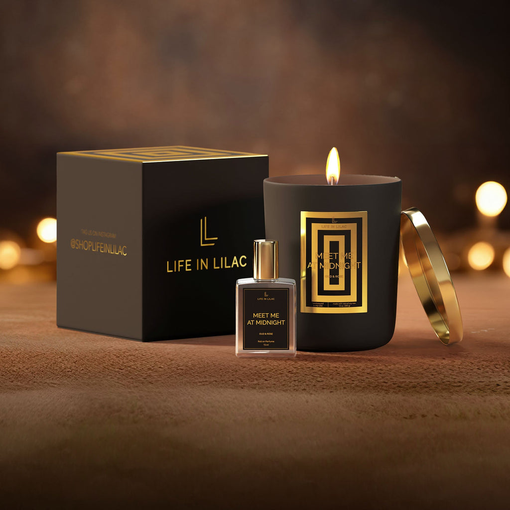 New Meet Me At Midnight Candle & Roll On Bundle