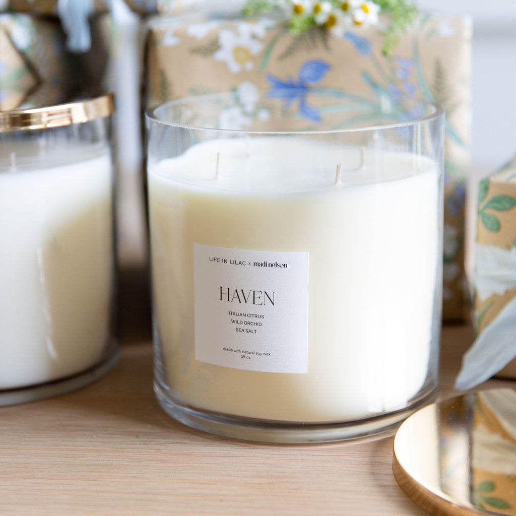 Grand 55 oz Madi Nelson Haven Candle