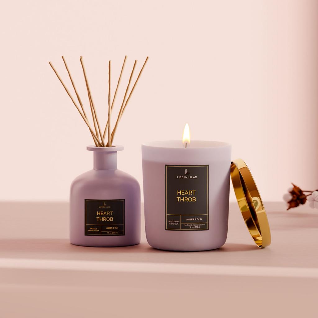 Heart Throb Candle Diffuser Bundle