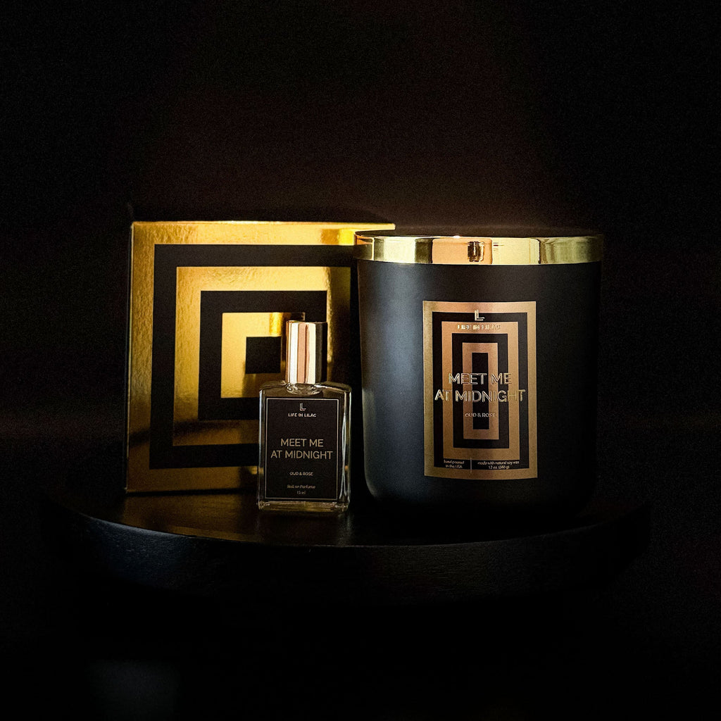 New Meet Me At Midnight Candle & Roll On Bundle