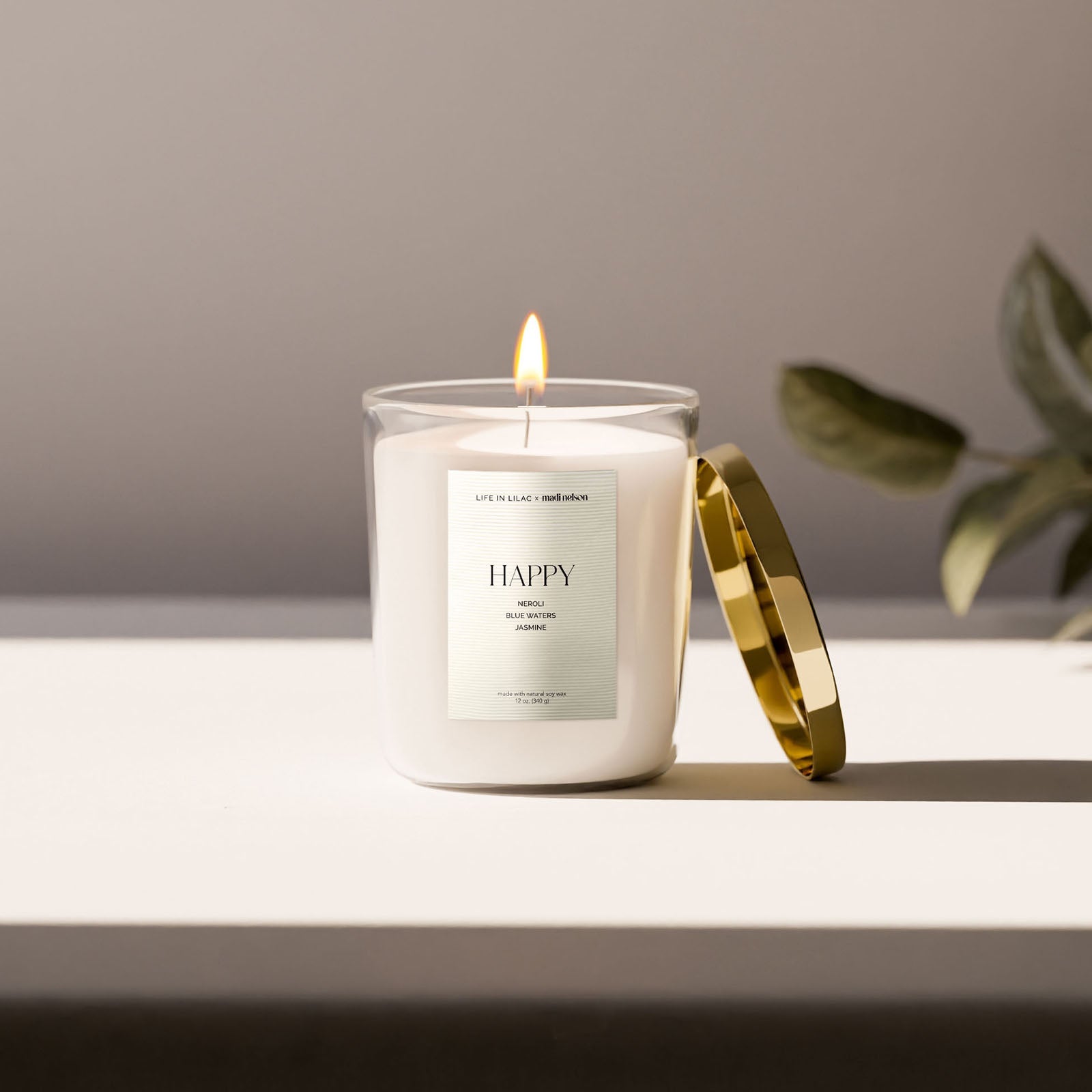Madi Nelson Happy Candle