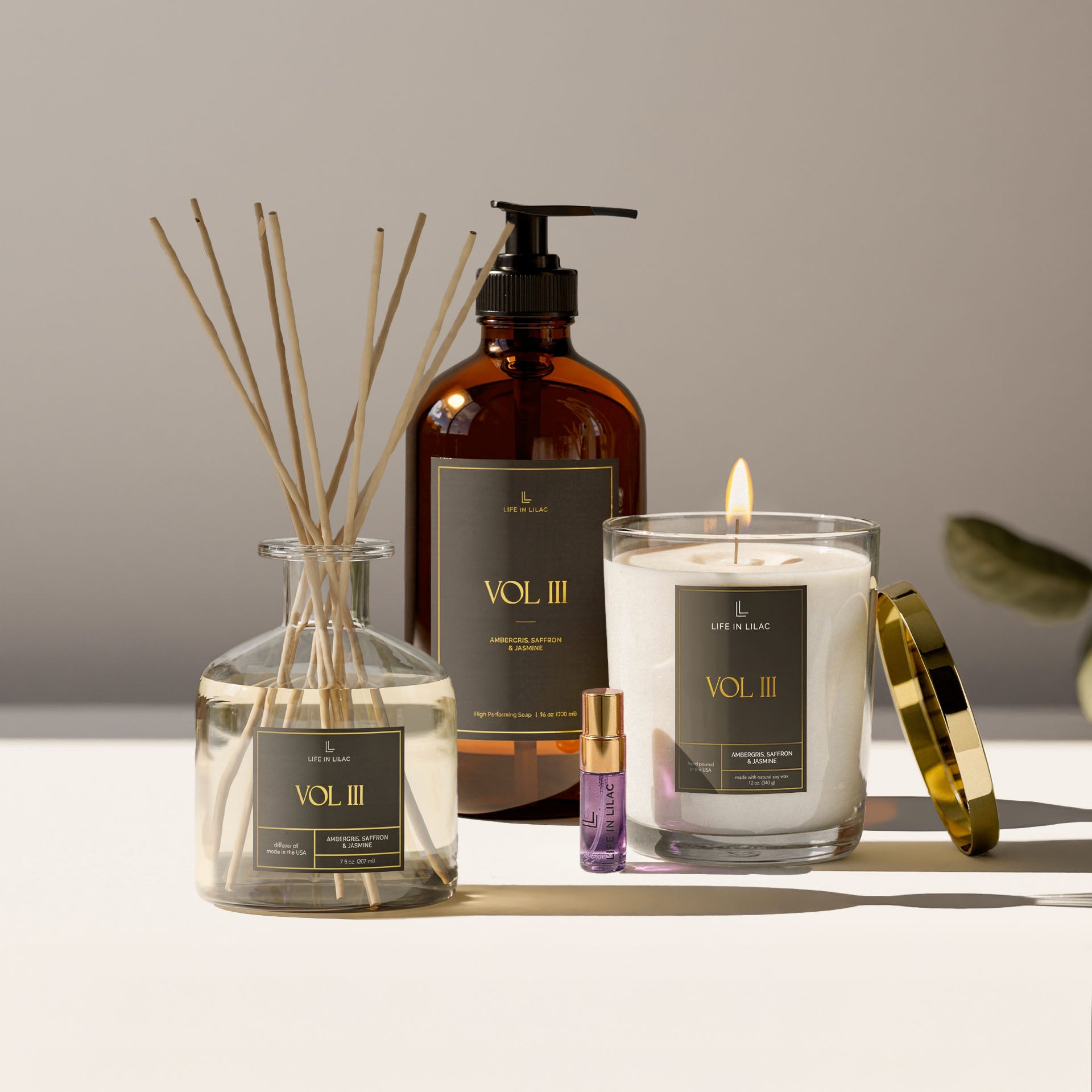 Volume III Candle Diffuser & Soap Bundle - Ships 6/26