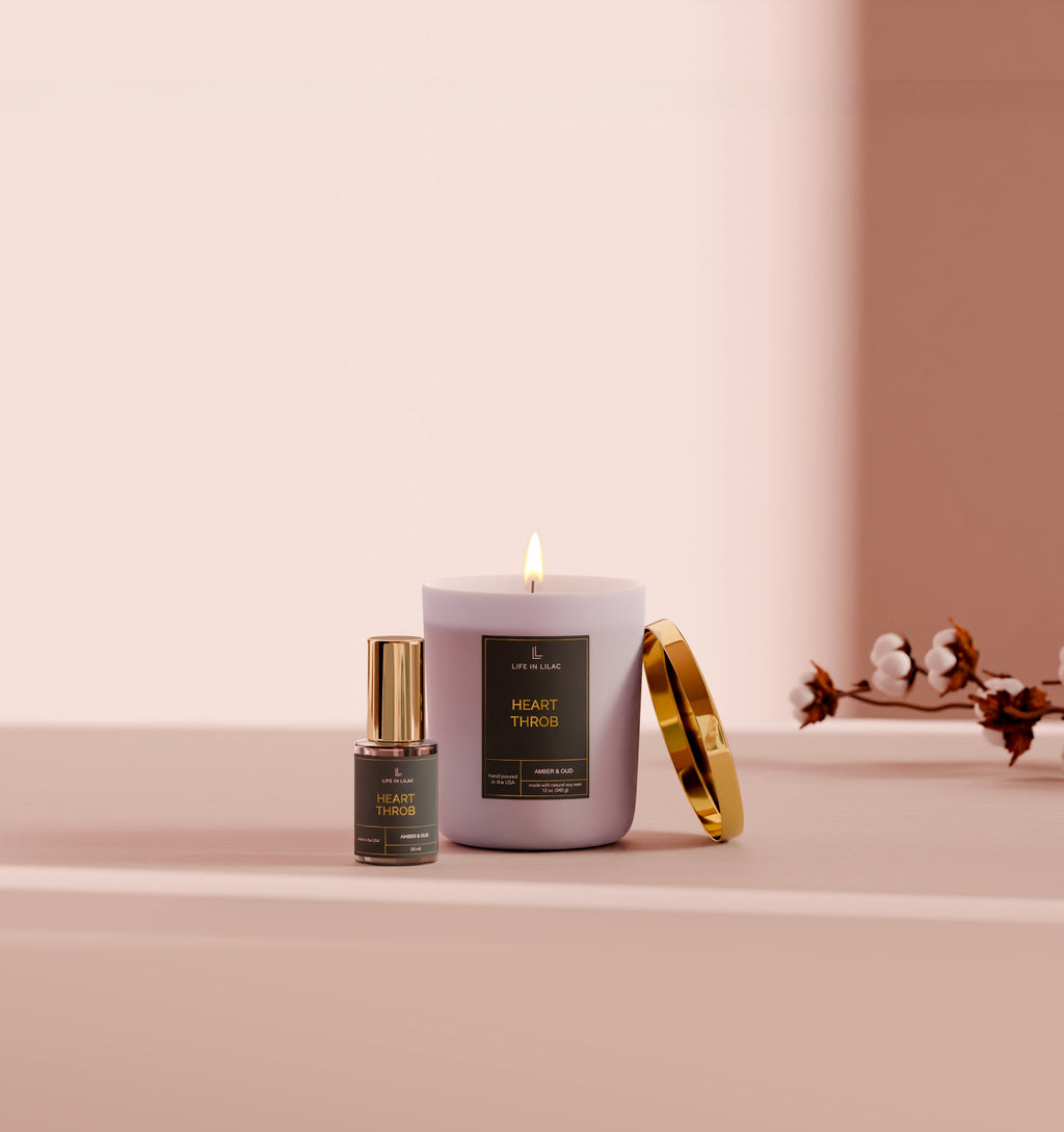 Heart Throb Candle + Room Spray Bundle