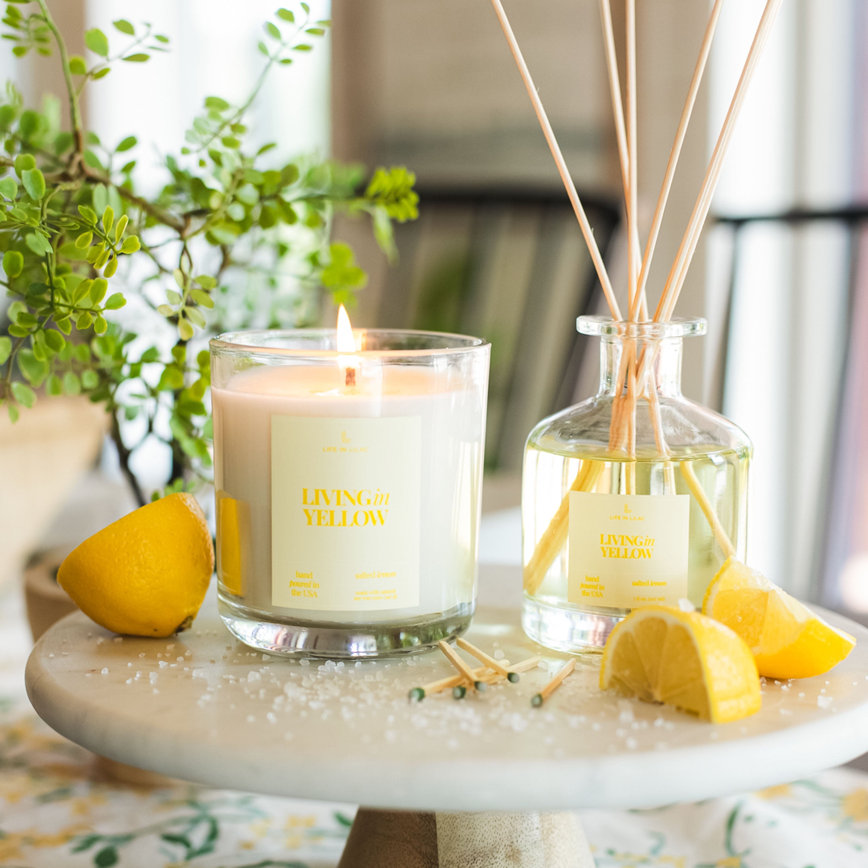 Living in Yellow Candle